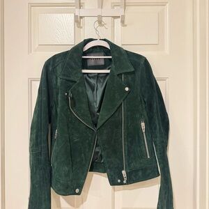 Blank NYC Forest Green Suede Jacket